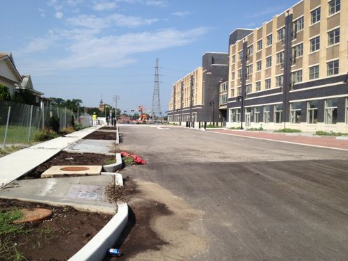 Both sides of 15th Street are getting redone