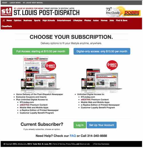Subscribe to 0 get Sunday Newspaper Delivered Free – UrbanReview | ST LOUIS