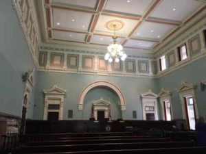 The Appellate courtroom in the Old Post Office 